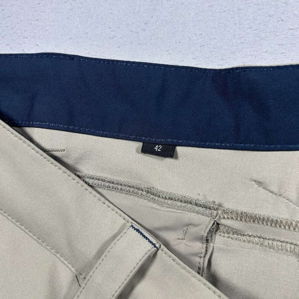 Scottevest Action Adventure Shorts Mens 42 Khaki Cargo Travel Hiking 17 Pocket - Picture 8 of 9